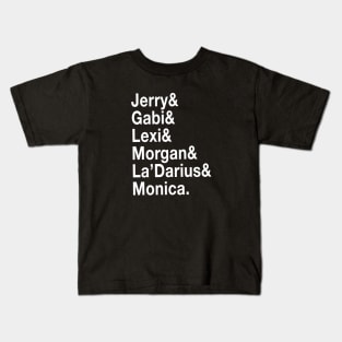 Cheer Cast Names Kids T-Shirt